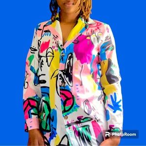 Multi-colored blouse